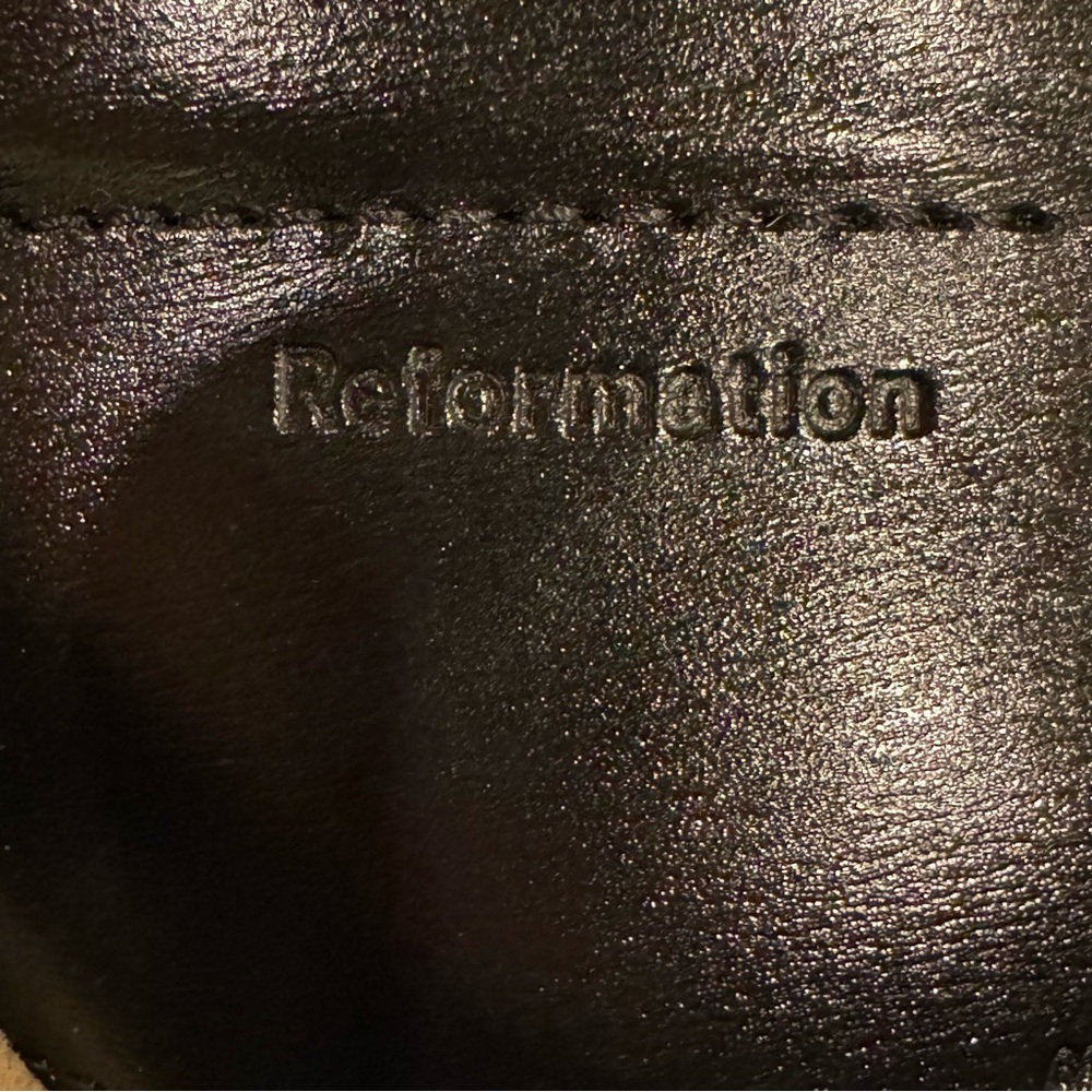 Reformation Monica Crossbody Leather Bag in Black NWOT - Picture 13 of 14